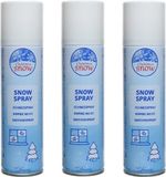 Decoris Vaporisateur de neige - 3x pièces - boîte 150 ml - blanc