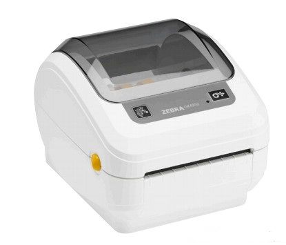 Zebra GK420d Labelprinter Direct thermisch 203 x 203 DPI 127 mm/sec Bedraad Ethernet LAN Wit
