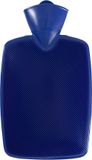 Merkloos / Sans marque Hugo Frosch Gmbh Warm water kruik - kunststof kruik - zonder hoes - blauw - 1,8 liter