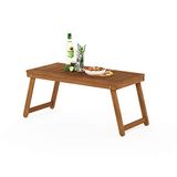 Furinno Patio klaptafels, hout, natuurlijk, 104,14 (B) x 42,92 (H) x 45,21 (D) cm
