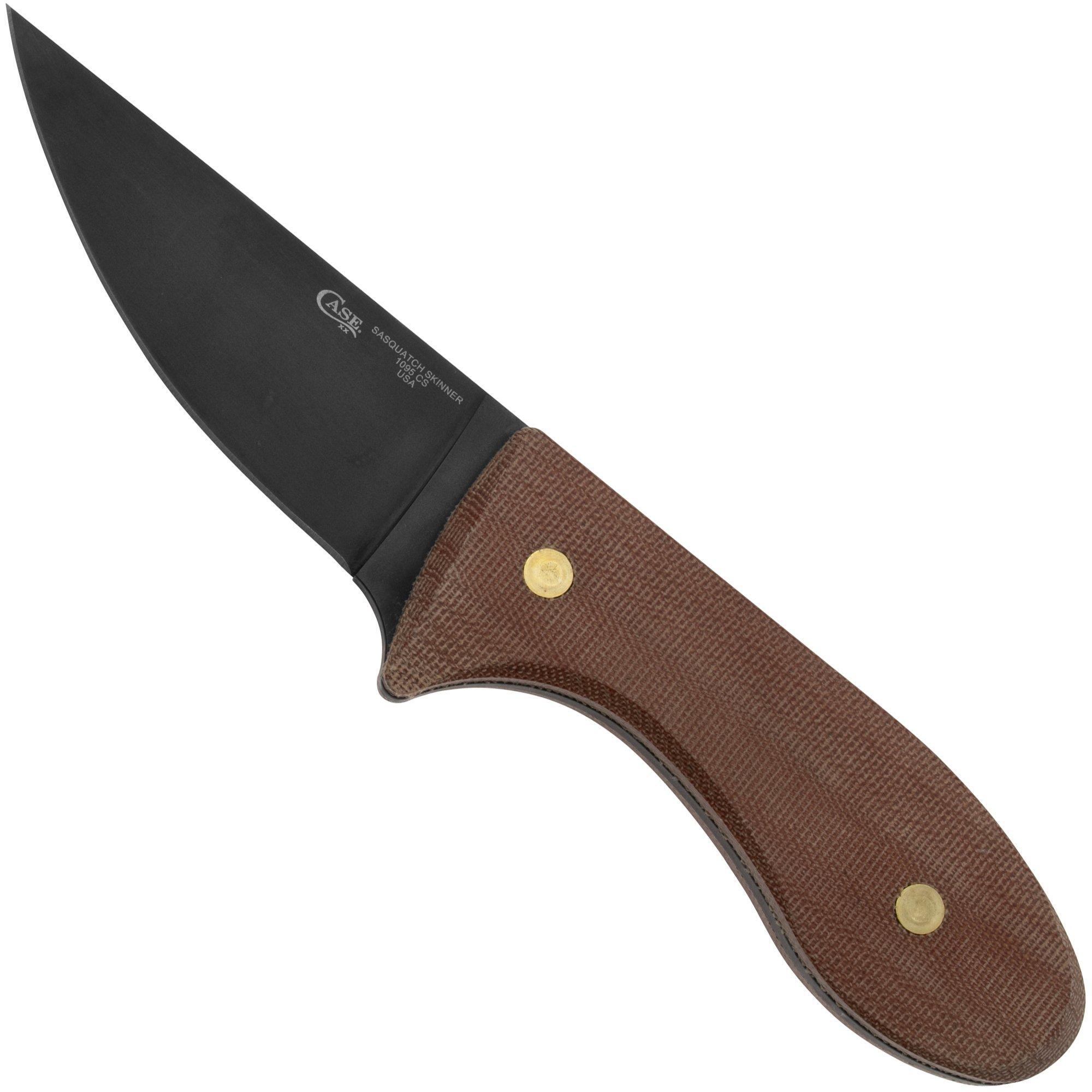 Case Knives Case Sasquatch Skinner 35102 Smooth Natural Micarta 1095 CS jachtmes