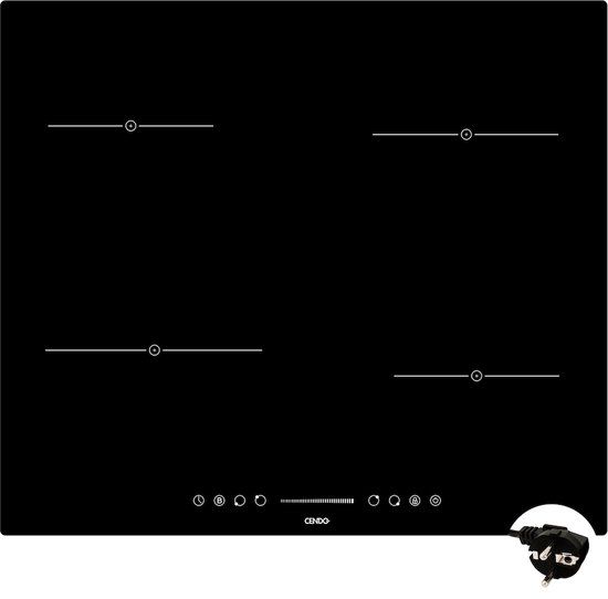 CENDO KR945F2TS Inductie Kookplaat - 60 cm - Zwart