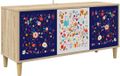 vidaXL Tv-meubel MAINZ 102 x 33 x 50 cm Sonoma Bewerkt hout