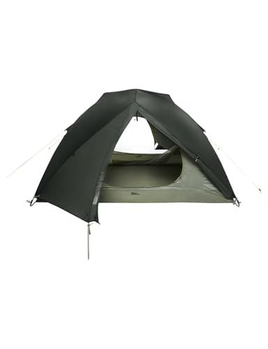Jack Wolfskin Sky Dome III koepeltent voor volwassenen, Island Moss, één maat