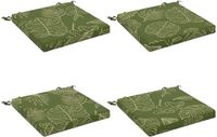 vidaXL 4-delige Zitkussens SOEST 100% Polyester Bladontwerp