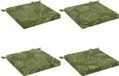 vidaXL 4-delige Zitkussens SOEST 100% Polyester Bladontwerp