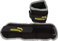 Mambo Max Pols enkelgewichten 2 x 1 kg | Grijs - Zwart
