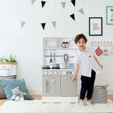Teamson Kids Klassieke Houten Speelkeuken - Grijs