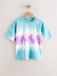 Next - Jongens - Tie-dye T-shirt met korte mouwen - Blauw