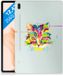 B2Ctelecom Samsung Galaxy Tab S7 FE Tablet Back Cover Cat Color