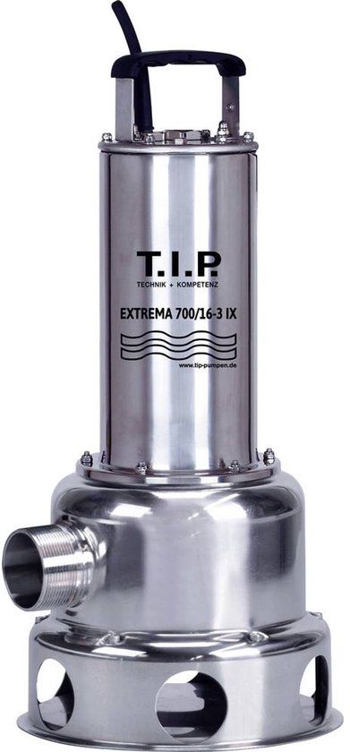 Merkloos T.I.P. - Technische Industrie Produkte 30275 EXTREMA 700/16-3 IX Dompelpomp voor vervuild water 42000 l/h 16 m