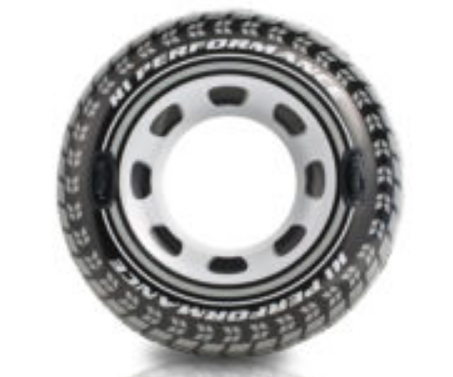 Intex 56268 - Drijflichamen voor zwembad & strand - zwart, grijs - 1440 mm