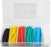 Lanberg 100mm Lange Krimpkousen - Transparante Verpakking - Diverse Kleuren en Maten - Verhitten - 100 Stuks