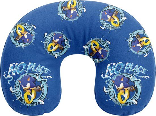 4KidsOnly AYMAX Sonic nekkussen blauw - one size