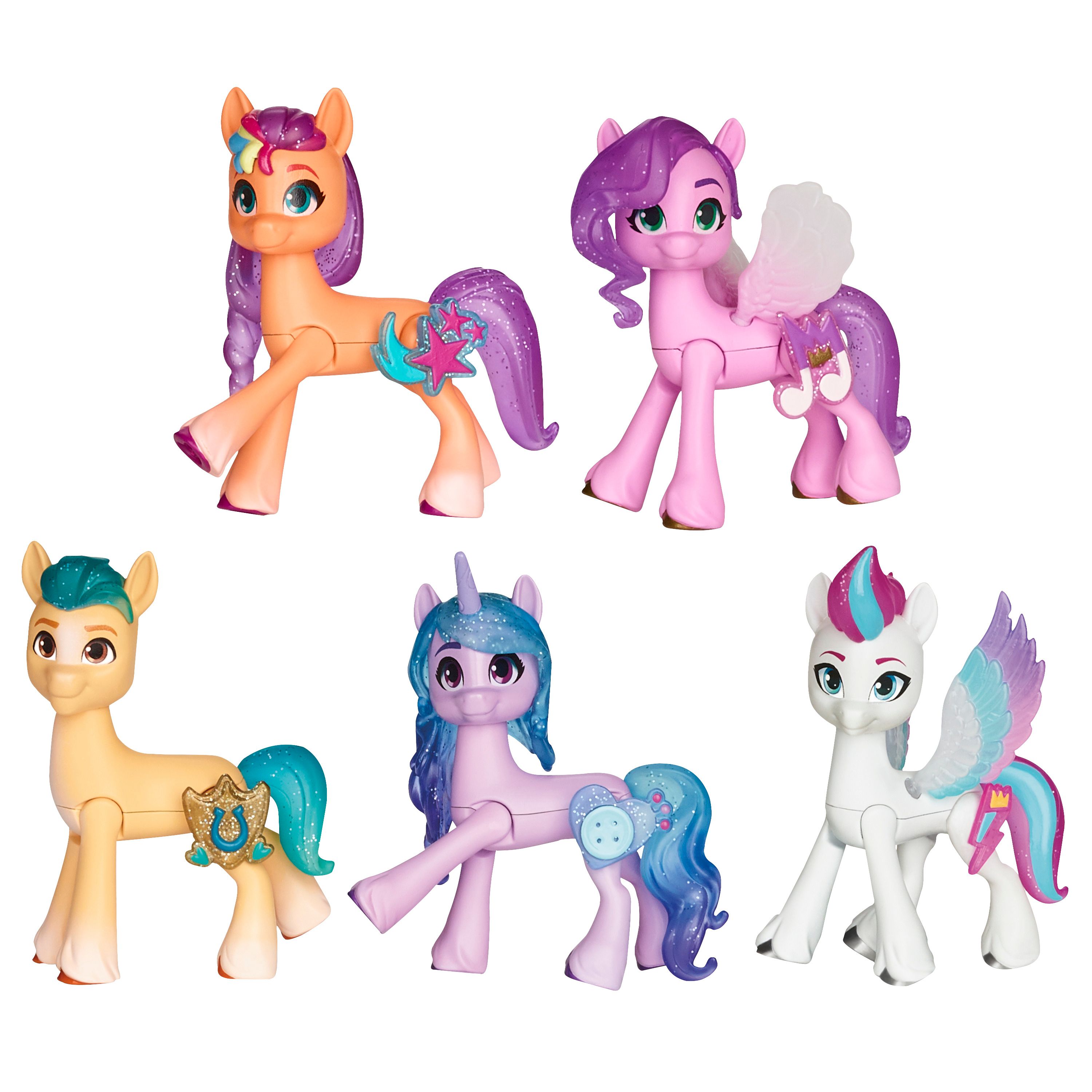My Little Pony Meet The Mane 5 - Actiefiguren & verzamelitems - Verschillende kleuren - Kunststof - 3+ jaar