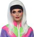 Boland Pruik Retro babe Wit - Steil - Lang - Vrouwen - Danser/danseres - 80's & 90's - Disco
