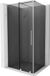 Mexen Velar cabine de douche coulissante 110 x 80 cm, graphite, nickel brossé