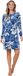 Pastunette Blue Bloom Nachthemd Velours Blauw Maat 44