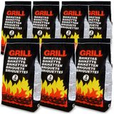Deuba Houtskool - 7x3 kg Briketten - BBQ Grill