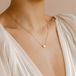 Hey Happiness Hart Hanger Ketting Dames - Roestvrij Staal 18K Roségoud Verguld - Verstelbaar 46+5 cm - Waterproof - Roségoud