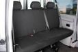 Walser Autostoelhoes Transporter Fit van stof antraciet geschikt voor VW T5 - 3er Bank