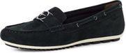 Tamaris - Dames - Loafers - Blauw - Suède - Maat 38