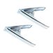 Merkloos / Sans marque Benson Zeilklem - Set van 6x stuks - 15 cm - zeilclip - metaal