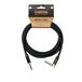 Cascha Professional Line Gitaarkabel, Angled, zwart, 9 m
