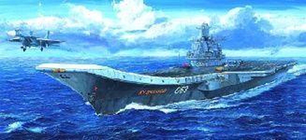 Trumpeter 05713 Modelbouwset Russische vliegtuigdrager Kuznetsov - Kunststof - 2022