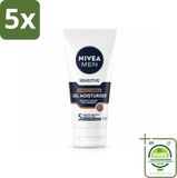 NIVEA MEN Sensitive Gezichtsgel Huid & Stoppelbaard - 50 ml - Grootverpakking