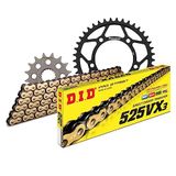 Kettingset DID Kettingset staal 525VX3 / 108 klinknagel slot voor Aprilia SL Falco 1000 cc bj. 1999-2004