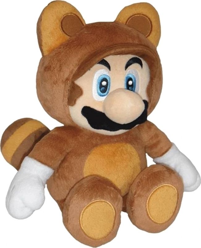 Together Super Mario Pluche - Tanooki Mario 21cm
