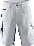 Blåkläder Schildersshort met stretch White/Dark Grey C50