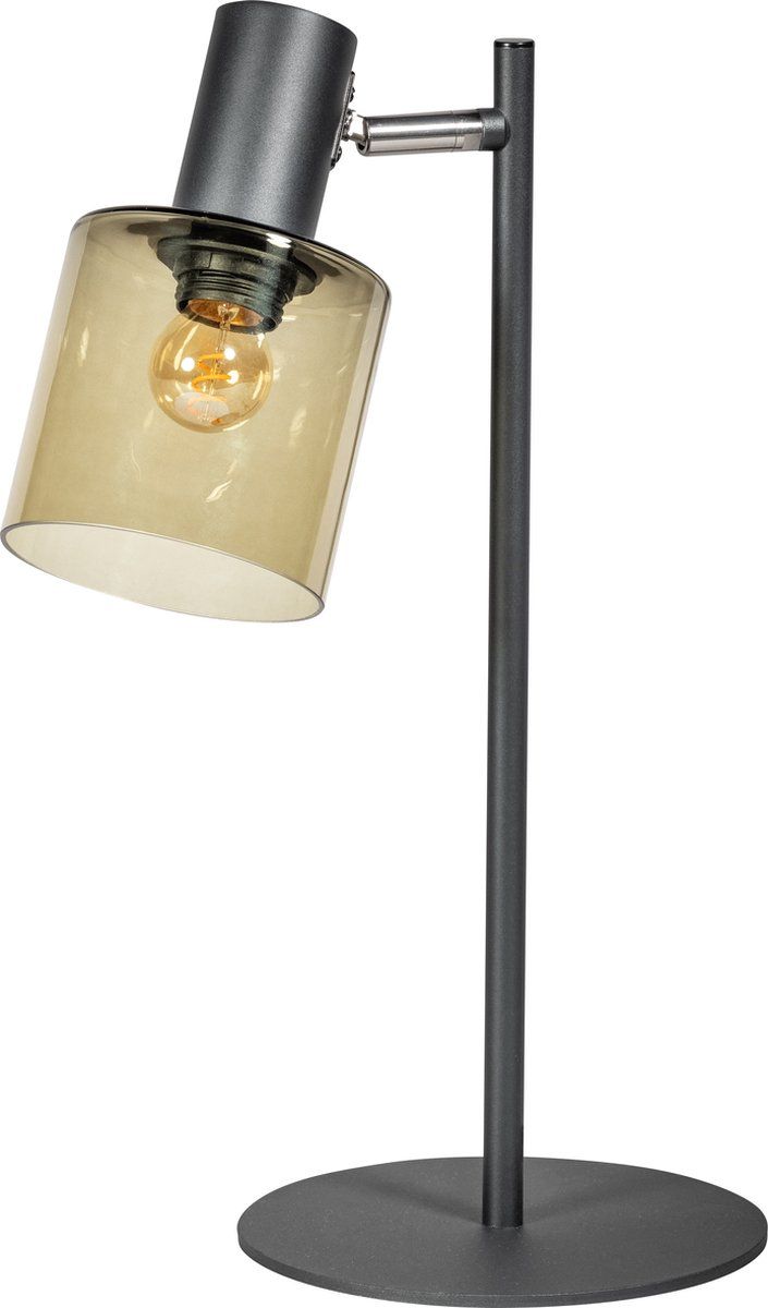 Expo Trading ETH Sledge Glass Tafellamp E27 Green Glas - Zwart