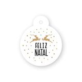 RenosFeliz Natal Kerstballen, 24 Stuk