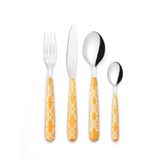 Guzzini - FUSION Set van 24 bestek - Ambergeel - 281950151