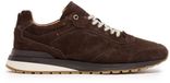 No Stress Bruine Suède Sneakers Met Veters - Maat 41