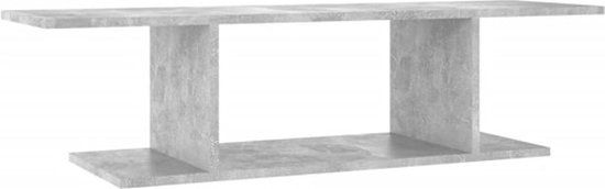 vidaXL TV-wandmeubel - 103x30x26,5 cm - Betongrijs