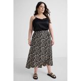 GREAT LOOKS crinkle maxi wikkelrok met bloemenprint