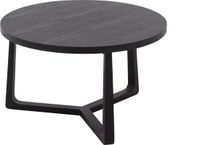 Goossens Luciano Salontafel - Hout - Rond - Zwart