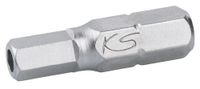 KS Tools 911.3588 1/4" Bit binnenzeskant met boring, 25mm, 1/4"