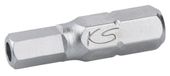 KS Tools 911.3588 1/4" Bit binnenzeskant met boring, 25mm, 1/4"