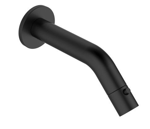 Wiesbaden Metro inbouw toiletkraan rond mat zwart - 8719956082337