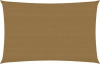 vidaXL Zonnezeil 3x5m HDPE Taupe