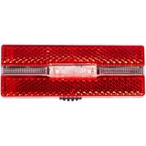 M-Wave Uniseks Volwassene Helios B Batterij Bagagedrager Achterlicht, Rood