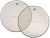 Remo timpaanvel Transparant – Met aluminium insert ring – 23 8/16″ – TC-2308-RS