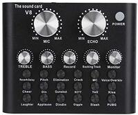 Dpofirs USB professionele externe pc-geluidskaart voor live streaming, hifi-audioadapter met Bluetooth-functie, 7 verbindingsmethoden Meerdere geluidseffecten