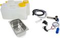 Barwig 230V mini-cuisine, cuisine de camping, unité de cuisine, kit, évier, dimensions 265x160x100mm, adapté pour Volkswagen T4 et T6