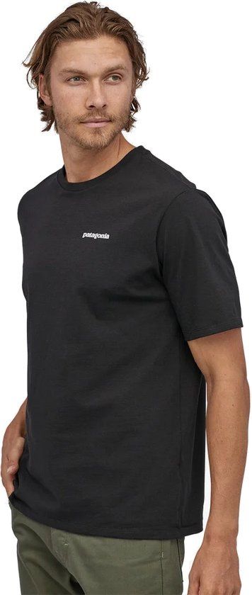 Patagonia P-6 Logo Verantwoordelijkheid Heren, zwart