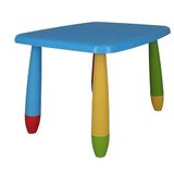 Mueblear 90043 tafel kinderen rechthoekig kunststof blauw 73 x 58 x 48 cm